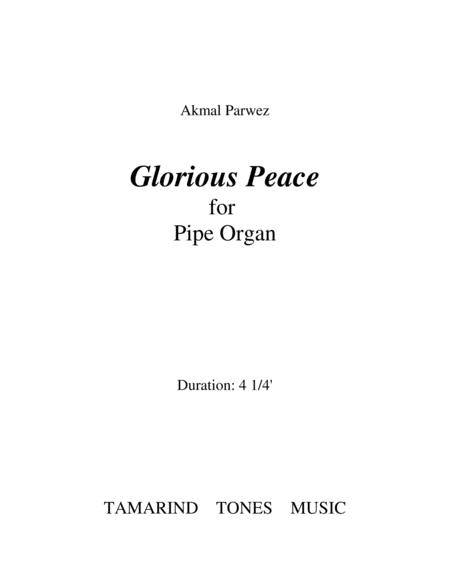 Glorious Peace For Pipe Organ Sheet Music