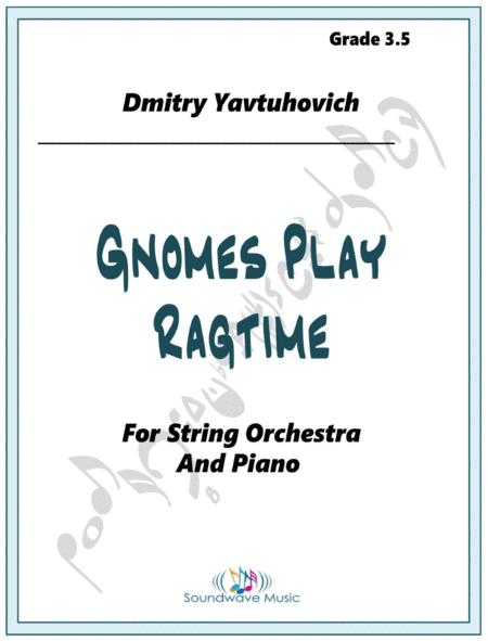 Free Sheet Music Gnomes Play Ragtime