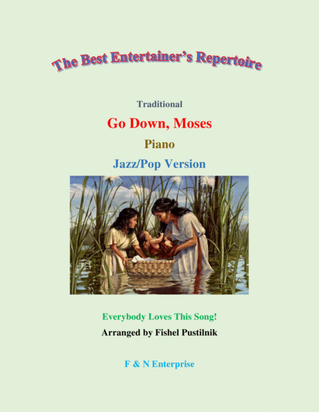 Go Down Moses For Piano Jazz Pop Version Video Sheet Music