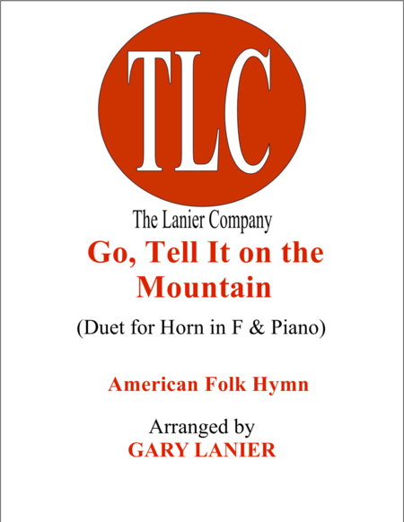 Go Tell It On The Mountain Duet Horn And Piano Score And Parts Sheet Music