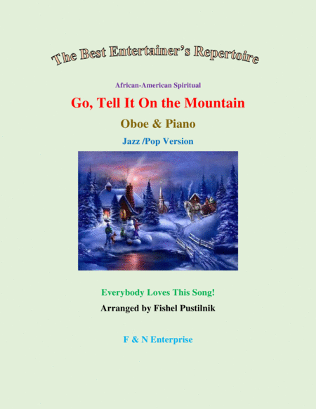 Free Sheet Music Go Tell It On The Mountain For Oboe And Piano