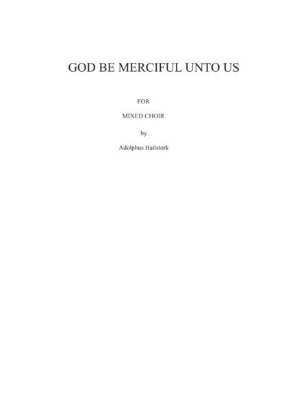 God Be Merciful Unto Us Sheet Music