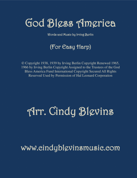 Free Sheet Music God Bless America An Easy Harp Arrangement