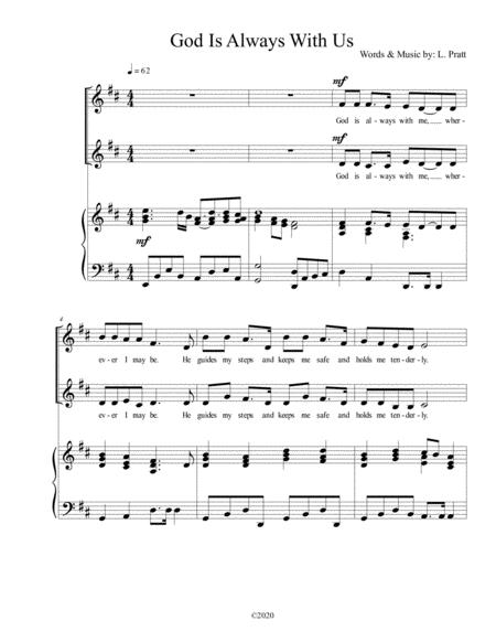 Free Sheet Music God Is Always With Us