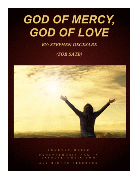 God Of Mercy God Of Love Satb Sheet Music