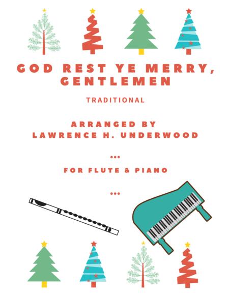 God Rest Ye Merry Gentlemen For Solo Flute Sheet Music