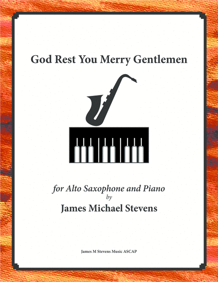 Free Sheet Music God Rest You Merry Gentlemen Christmas Alto Sax
