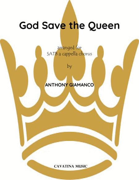 God Save The Queen Satb Chorus A Cappella Sheet Music