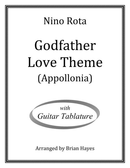 Free Sheet Music Godfather Love Theme Appollonia With Tablature