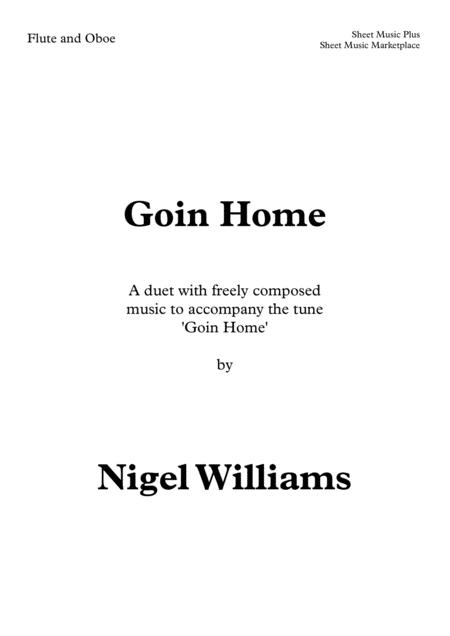 Goin Home Duet For Flute And Oboe Sheet Music