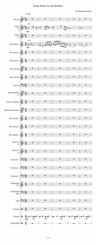 Going Home For The Holidays Sheet Music