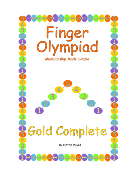 Free Sheet Music Gold Complete Finger Olympiad Piano