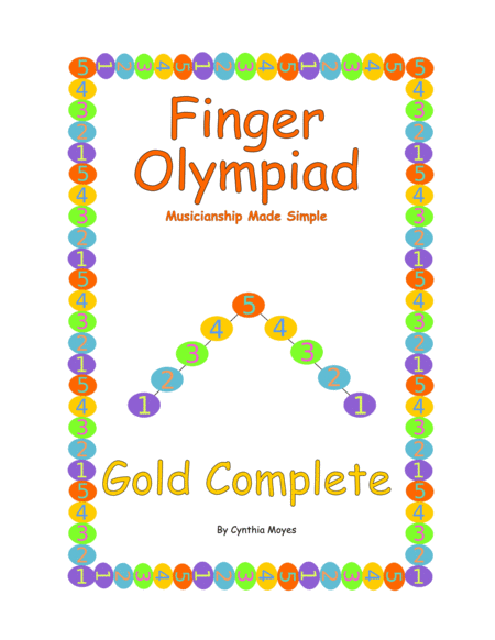 Gold Complete Finger Olympiad Piano Sheet Music