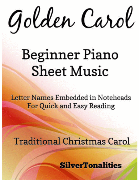 Golden Carol Beginner Piano Sheet Music Sheet Music