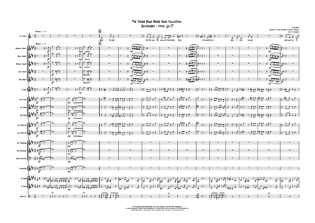 Free Sheet Music Goldfinger Vocal Arrangement With Brass Band