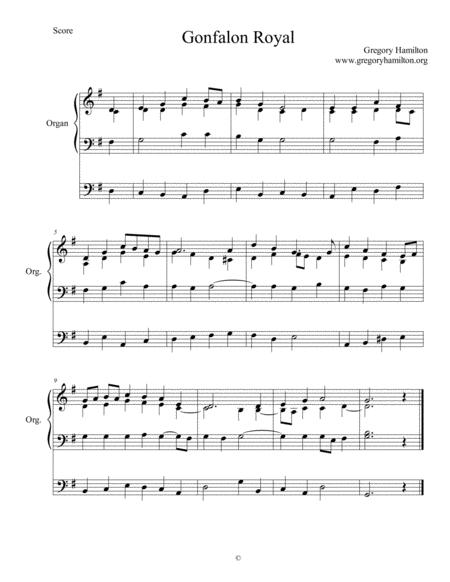 Free Sheet Music Gonfalon Royal Sing To The Lord A Joyful Song Alternative Harmonization