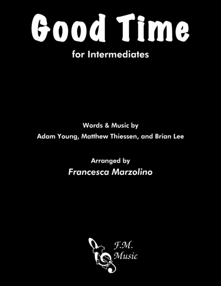 Good Time Intermediate Piano Sheet Music