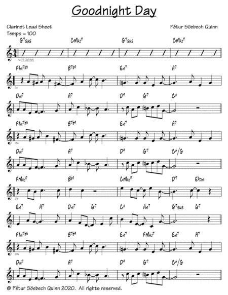 Goodnight Day Sheet Music