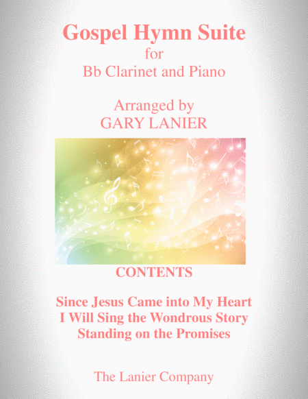 Free Sheet Music Gospel Hymn Suite For Bb Clarinet Piano With Score Bb Clarinet Part