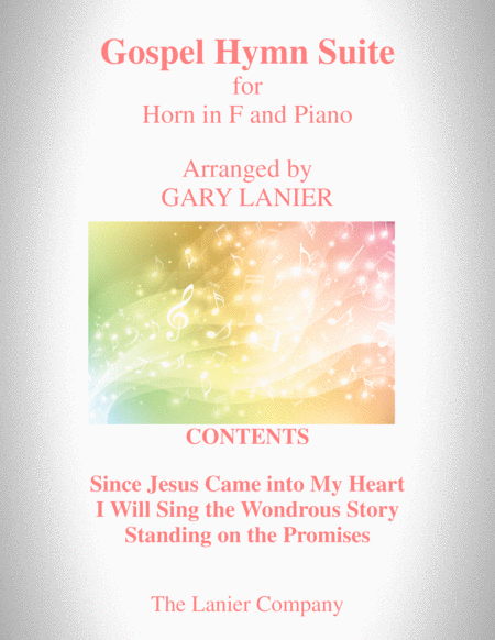 Free Sheet Music Gospel Hymn Suite For Horn In F Piano With Score Horn In F Part