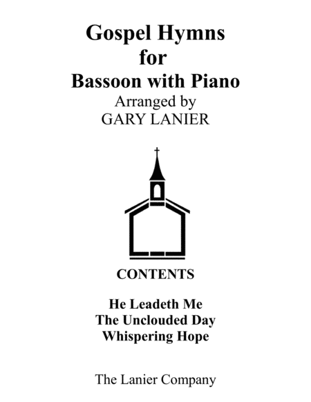 Free Sheet Music Gospel Hymns For Bassoon Bassoon With Piano Accompaniment