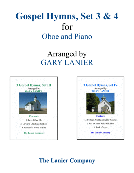 Gospel Hymns Set Iii Iv Duets Oboe And Piano With Parts Sheet Music