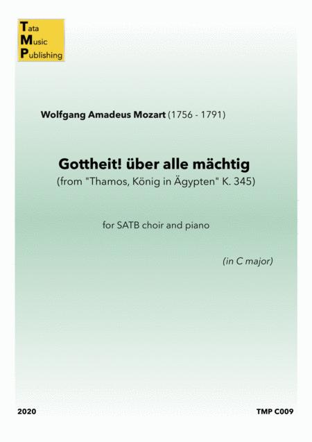 Gottheit Ber Alle Mchtig Sheet Music