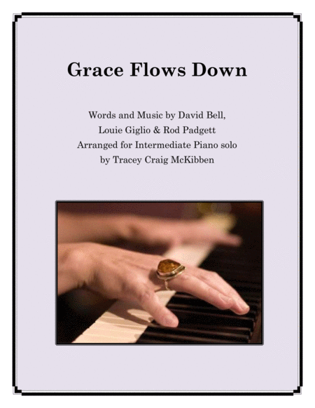 Free Sheet Music Grace Flows Down