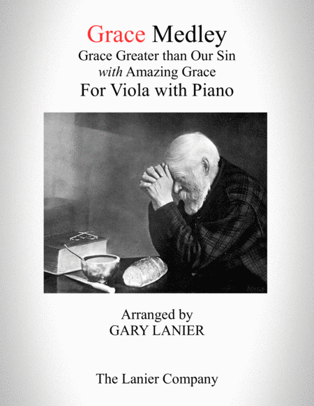 Free Sheet Music Grace Medley For Viola With Piano Instrument Part Included