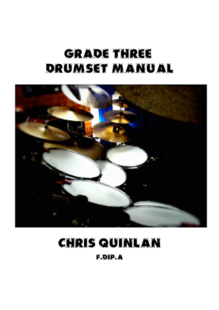 Grade Three Drumset Manual Sheet Music