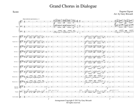 Grand Chorus In Dialogue Sheet Music