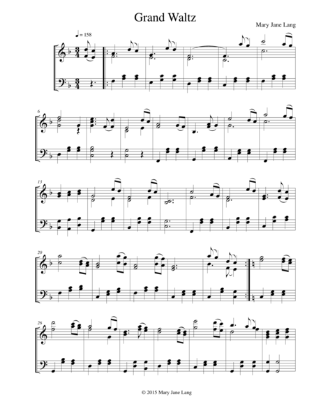 Grand Waltz Sheet Music