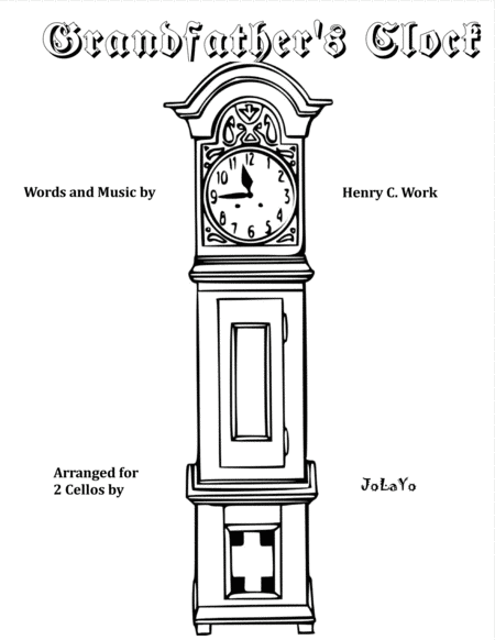 Grandfathers Clock Cello Duet Sheet Music