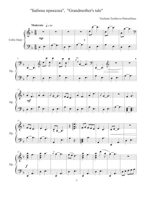 Free Sheet Music Grandmother Tale