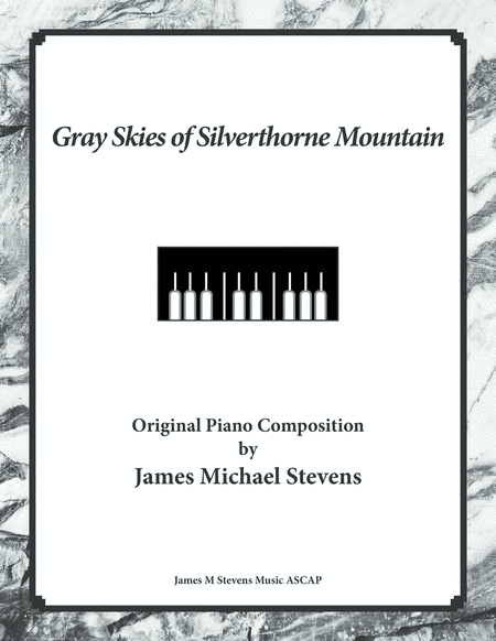 Free Sheet Music Gray Skies Of Silverthorne Mountain Reflective Piano