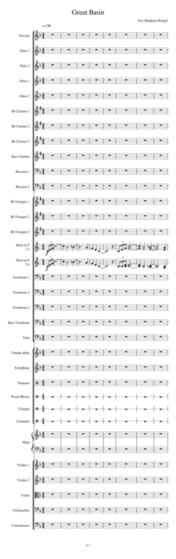 Great Basin Sheet Music