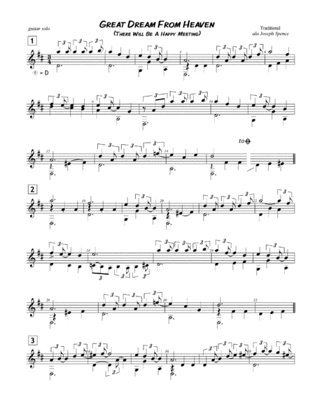 Free Sheet Music Great Dream From Heaven Aka There Will Be A Happy Metting