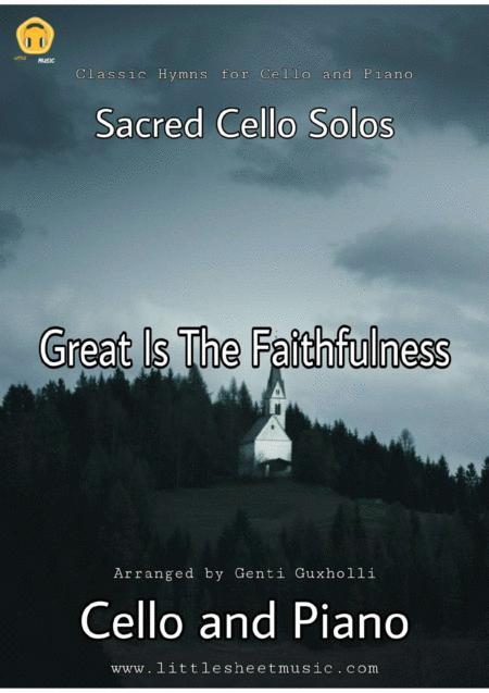 Great Is Thy Faithfulness Sacred Cello And Piano Sheet Music