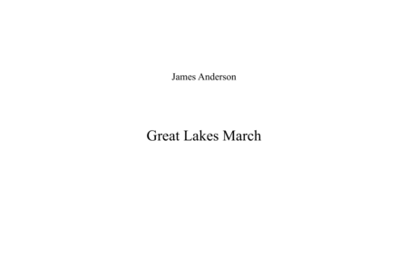 Free Sheet Music Great Lakes March