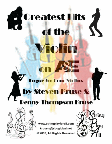 Greatest Hits Of The Violin On A E Fugue For Four Violins Sheet Music