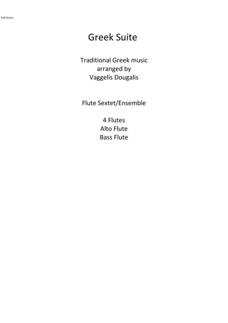 Greek Suite Sheet Music