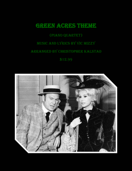 Green Acres Theme Piano Quartet Sheet Music