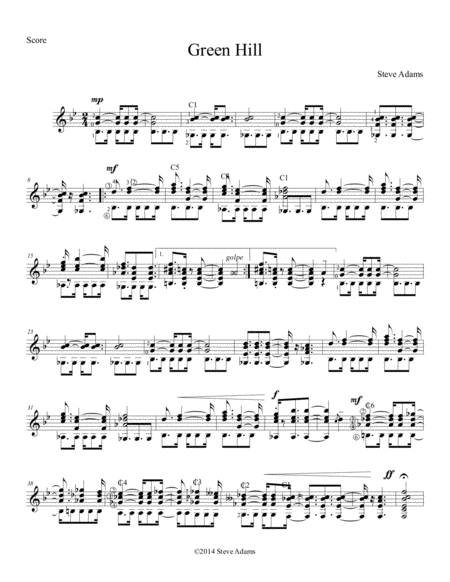 Green Hill Sheet Music