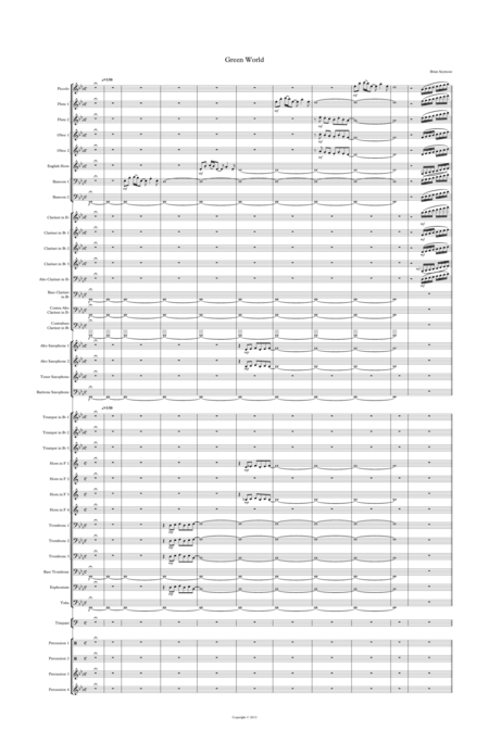 Green World Sheet Music