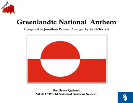 Greenlandic National Anthem Nunarput Utoqqarsuanngoravit For Brass Quintet Sheet Music