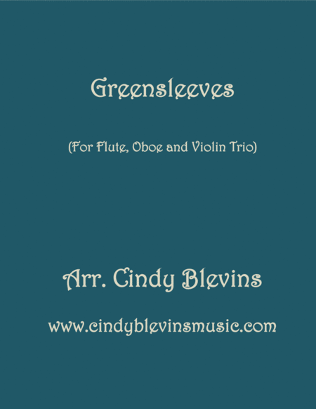 Greensleeves Arranged For Flute Oboe And Violin Sheet Music