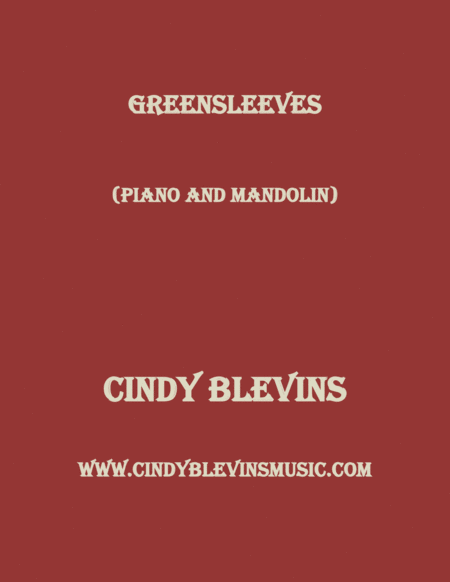 Free Sheet Music Greensleeves For Piano And Mandolin