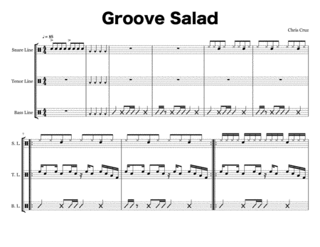 Groove Salad Sheet Music