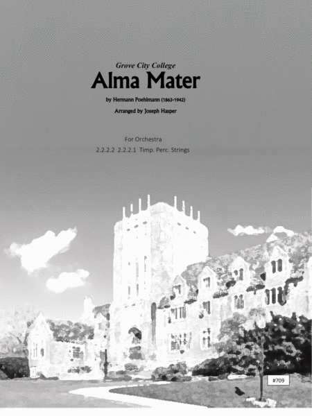 Grove City College Alma Mater Full Orchestra Sheet Music