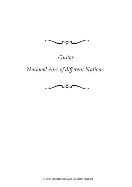 Guitar Airs Of Different Nations Sheet Music